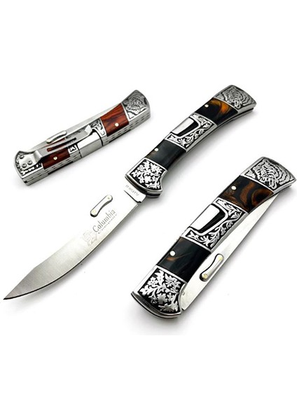 Kişiye Özel Isimli Columbia B-3159-B- 22 cm Isim Baskılı Columbia Avci Çakısı fiyatları