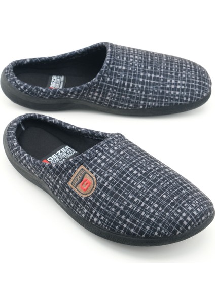 Erkek Kışlık Pu Rahat Taban Ev Bahçe Gondol Terlik