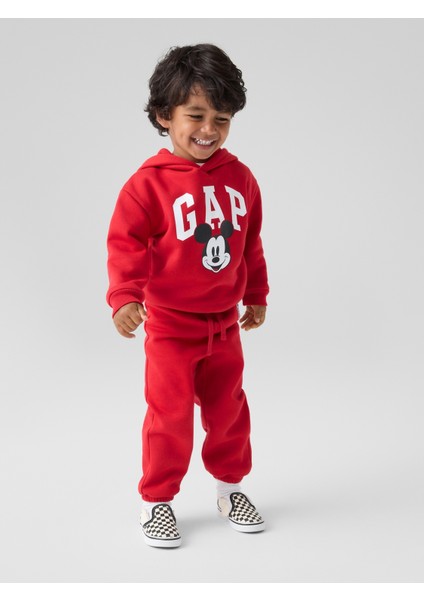 Erkek Bebek Kırmızı Gap Logo Fleece Jogger Eşofman Altı fırsatları