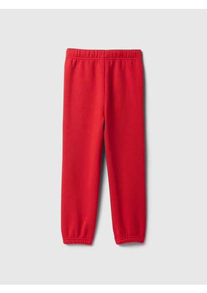 Erkek Bebek Kırmızı Gap Logo Fleece Jogger Eşofman Altı