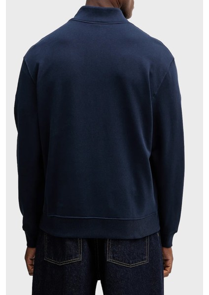 Pamuklu Loose Fit Yarım Fermuarlı Dik Yaka Sweat LV04RD244GCEF Erkek Sweat LV04RD244G Cef modelleri