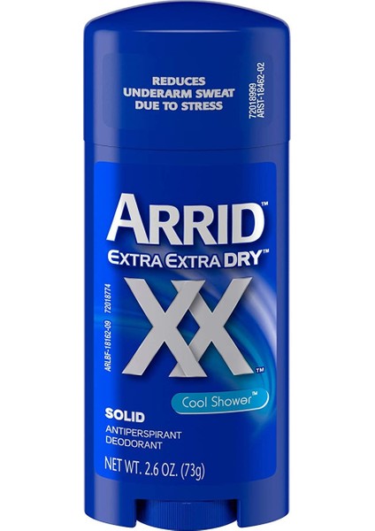 Extra Extra Dry Xx Deodorant Stick , Solid, Cool Shower 73GR