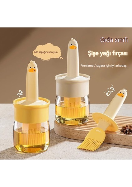 Küçük Sarı Ördek Ev Silikon Yağ Fırçası Şişesi (Yurt Dışından) fiyatları