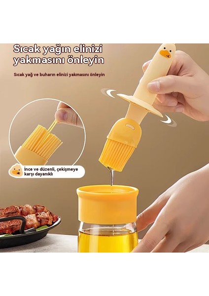 Küçük Sarı Ördek Ev Silikon Yağ Fırçası Şişesi (Yurt Dışından) fırsatları