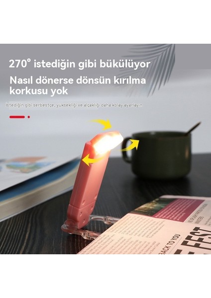 家用卧室学生usb书夹折叠小夜灯 (Yurt Dışından) modelleri