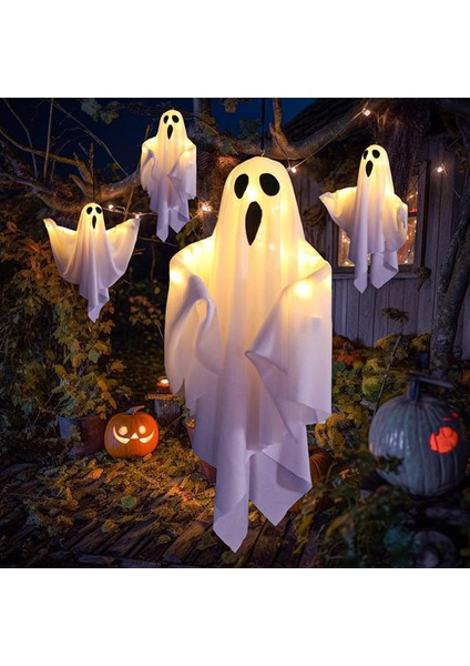 Cadılar Bayramı Işıltılı Çığlık Hayalet Dekorasyon Pervane Hayalet Festivali Gece Lambası (Yurt Dışından) fırsatları