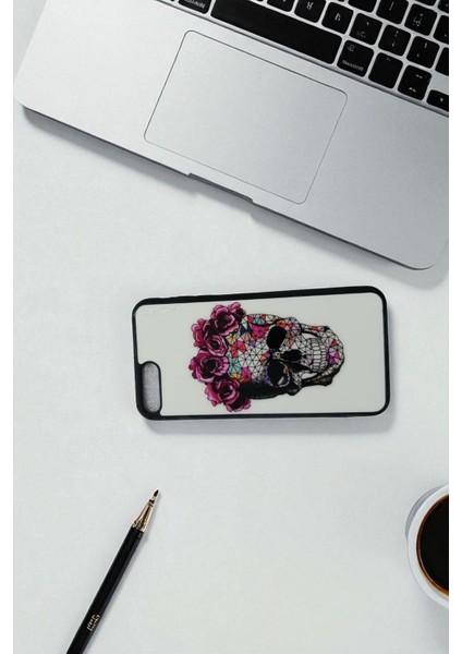 Iphone 8 Plus Için Kılıf, iPhone 7 Plus Kılıf, Kurukafa Tasarımlı Premium Kılıf