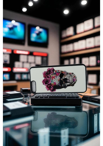 Iphone 8 Plus Için Kılıf, iPhone 7 Plus Kılıf, Kurukafa Tasarımlı Premium Kılıf modelleri
