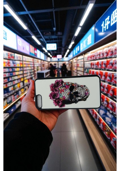 Iphone 8 Plus Için Kılıf, iPhone 7 Plus Kılıf, Kurukafa Tasarımlı Premium Kılıf fırsatları