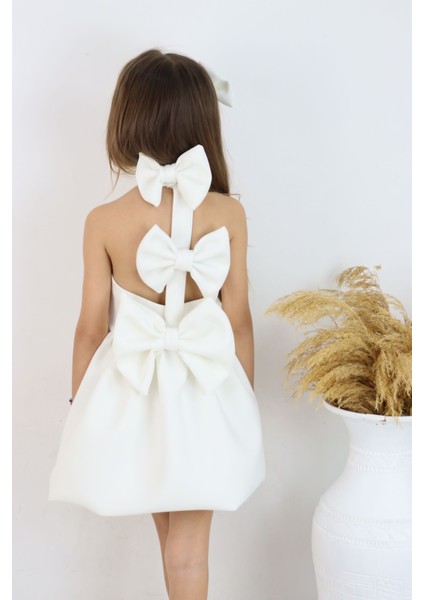 Balon Elbise Toka Abiye Kız Çocuk Kına Elbisesi Doğum Günü Şık Elbise