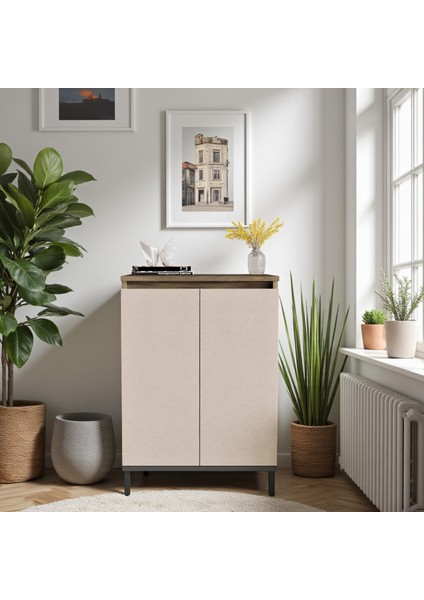 Çok Amaçlı Dolap Ayakkabılık Metal Ayaklı