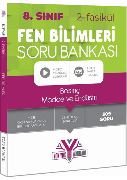 8.sınıf Lgs Fen Bilimleri Soru Bankası Basınç Madde ve Endüstri 2. Fasikül