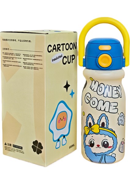Öğrenci Su Bardağı Karikatür Taşınabilir Sevimli Çocuk Su (Yurt Dışından)