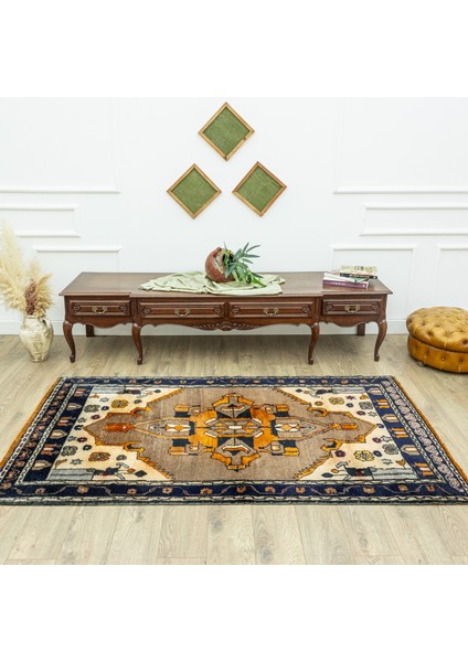 Delvan Rustik El Dokuma Yün Halı 115X224 cm fiyatları