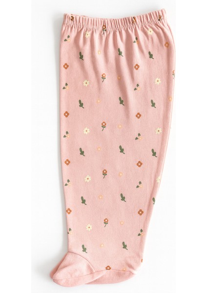 Yenidoğan Kız Bebek Seti | Pamuklu Ördek Baskılı Dantelli Patikli Takım modelleri