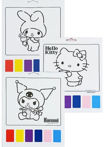 Sanrio Lisanslı Tatlı Koleksiyonu Suluboya Resim fiyatları