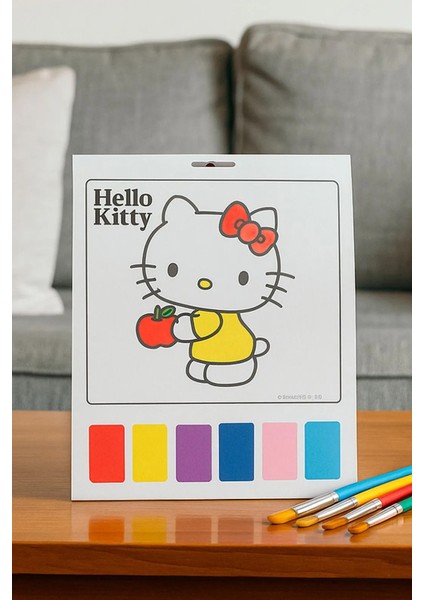 Sanrio Lisanslı Tatlı Koleksiyonu Suluboya Resim modelleri
