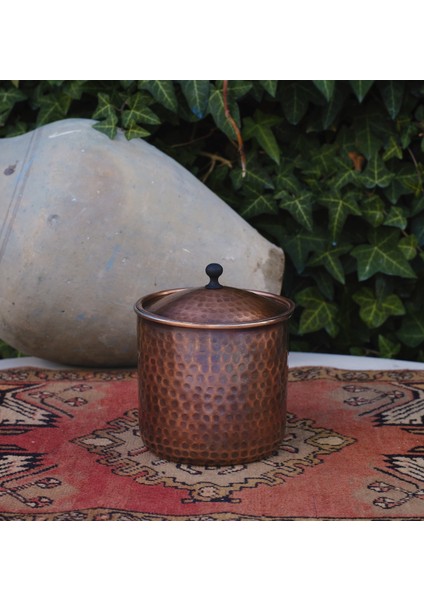 Bakır Baharatlık Çekiç Dövmeli Oksit Renk (Tekli)