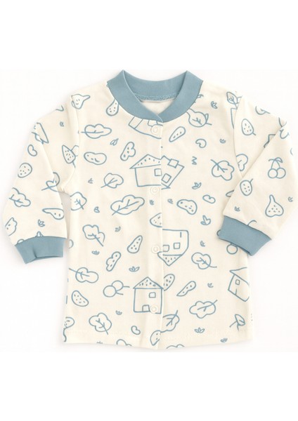 Pamuklu Yumuşak Rahat Kullanım Çıtçıtlı Bebek Pijama Takımı fiyatları