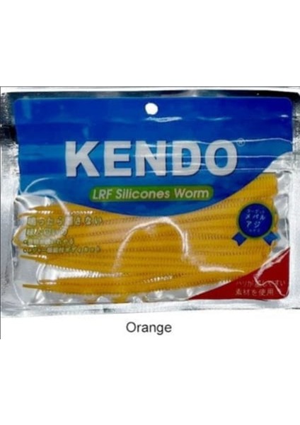 10 cm Lrf Silicones Worm (Slim Gövde-Kokulu) 15 Adet