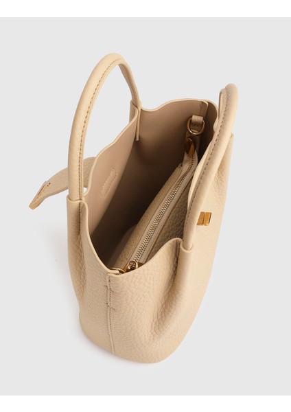 Vitorio Bej Kadın El Çantası