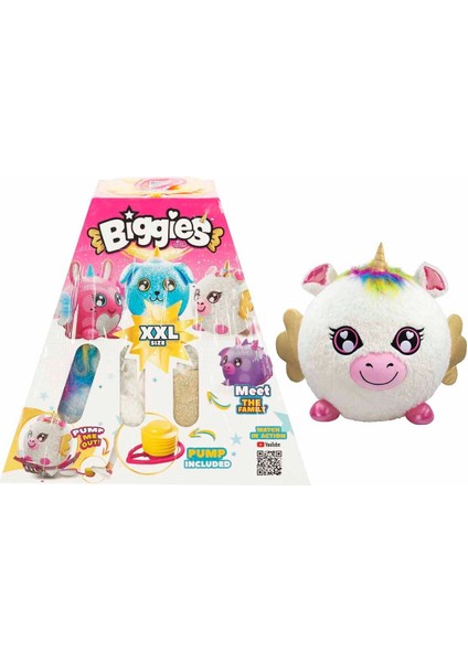 Biggies Şişme Peluş Unicorn Xxl