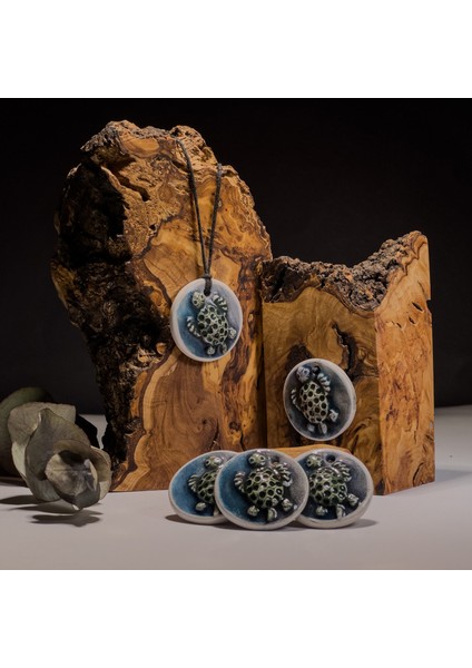 Caretta Seramik Kolye – Stres ve Denge Kolyesi indirimleri