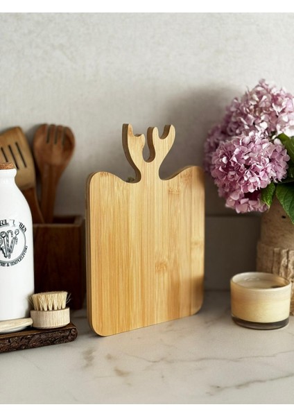 Bambu Geyik Sunum Tahtası 20X30CM