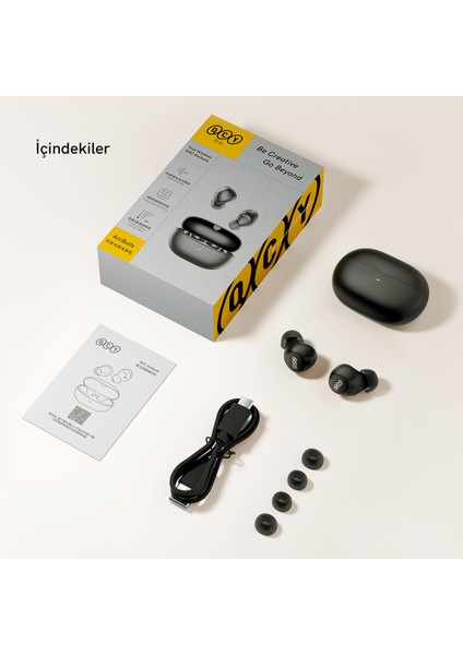 HT07 Arcbuds Beyaz Anc 6 Mikrofonlu Bluetooth 5.2 Kablosuz Kulaklık