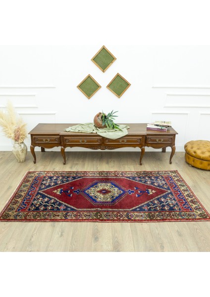 Yahyalı El Dokuma Yün Halı 103X223 cm fiyatları