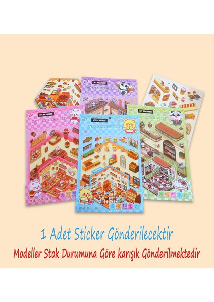 Dıy Kendin Yap 3D Sticker modelleri