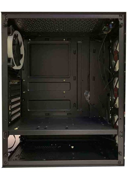 Ares RGB Oyuncu Kasası – 4×120 mm Fan, Yüksek Hava Akışı ve Şeffaf Yan Panel ile Gaming Kasa