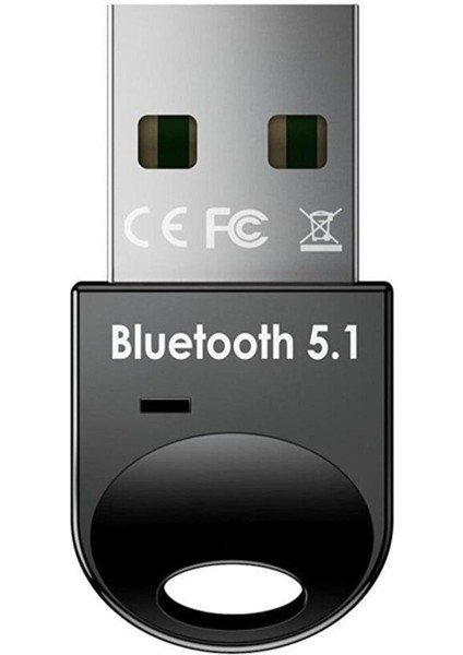 Bluetooth 5.1 EDR Mini USB Adaptör – 3 Mbps, 20 m Kapalı / 50 m Açık Menzil, Tak Çalıştır, Kompakt ve Taşınabilir