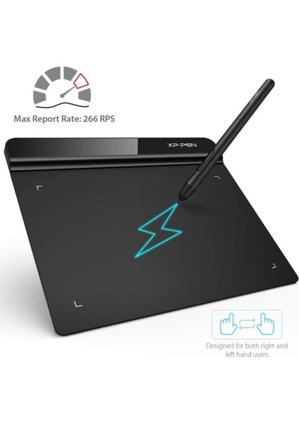 G640 Star Grafik Tablet – 9,9 x 8,5 inç Aktif Alan, 8192 Basınç Seviyesi, USB Bağlantı, Windows ve Mac Uyumlu