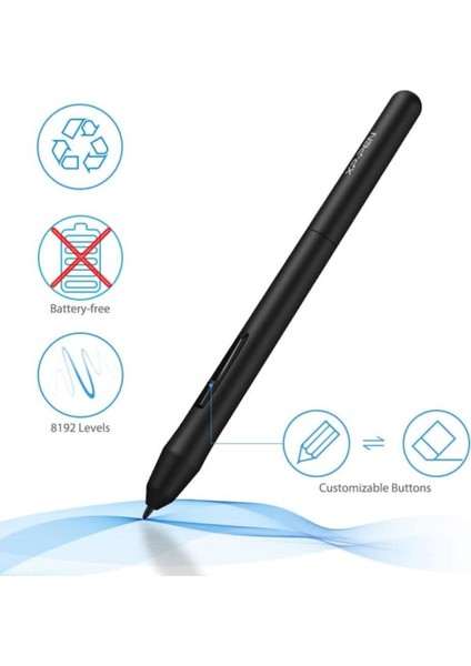 G640 Star Grafik Tablet – 9,9 x 8,5 inç Aktif Alan, 8192 Basınç Seviyesi, USB Bağlantı, Windows ve Mac Uyumlu