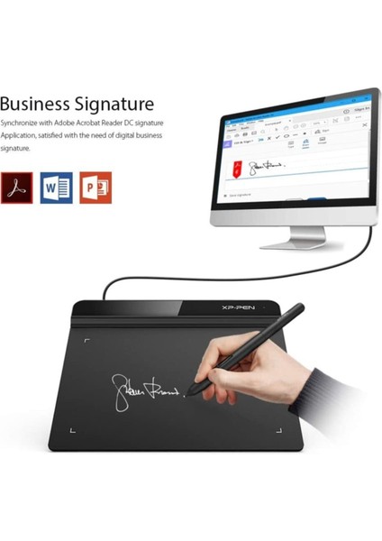 G640 Star Grafik Tablet – 9,9 x 8,5 inç Aktif Alan, 8192 Basınç Seviyesi, USB Bağlantı, Windows ve Mac Uyumlu