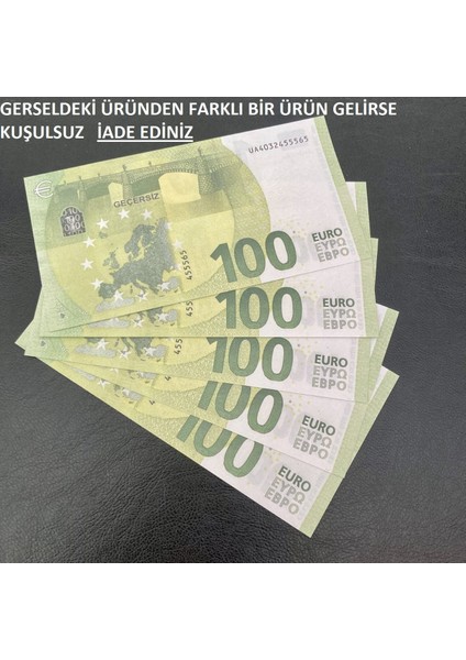300 adet 100 euro geçersiz eğlence oyun şaka modelleri