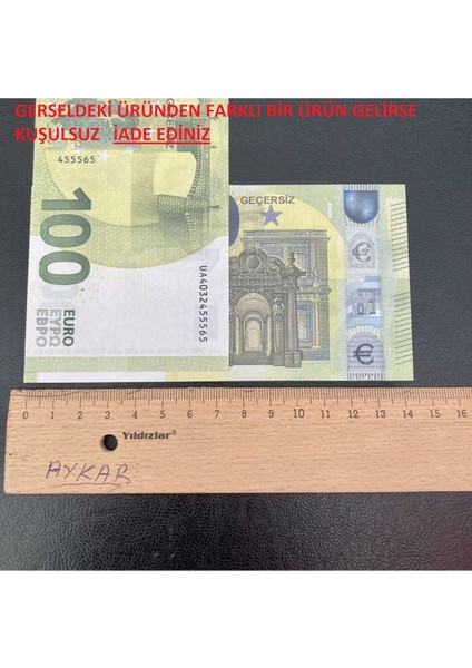 300 adet 100 euro geçersiz eğlence oyun şaka fırsatları
