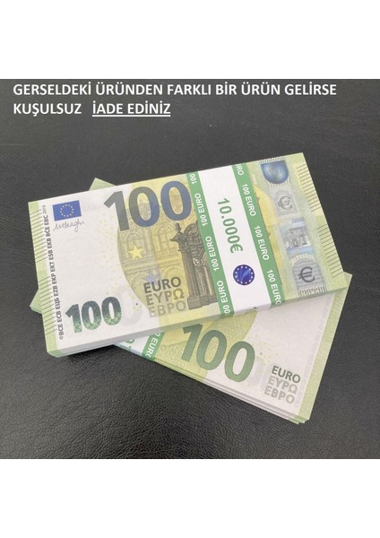 300 adet 100 euro geçersiz eğlence oyun şaka indirimleri