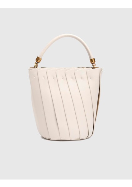 Jalue Beyaz Kadın El Çantası