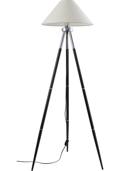 Cosby Siyah-Krom Kaplamalı Tripod Metal 3 Ayaklı Lambader modelleri