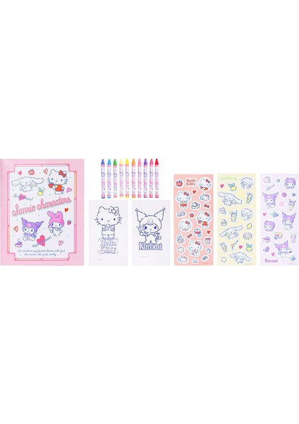 Sanrio Lisanslı Tatlı Serisi Sanrio Karakterli Kendin Yap Boyama Seti modelleri