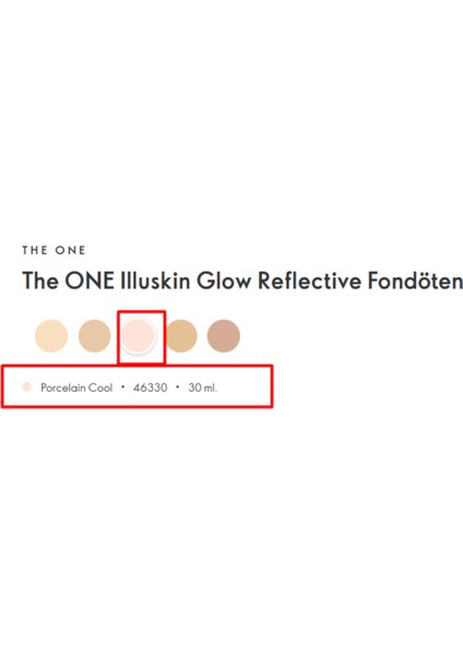The One Illuskin Glow Reflective Fondöten_porcelain Cool 46330 fiyatları