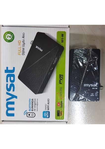 Mini Uydu Alıcısı – Çanaklı veya Çanaksız Kullanım, Wi‑Fi ve Bluetooth Kumanda, TKGS, Full HD, HDMI, USB, Scart