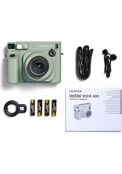 Instax Wide 400 Yeşil Fotoğraf Makinesi