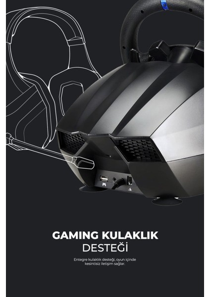 Superdrive SV-950 Direksiyon Seti – Çift Titreşim Motoru, 900°/270° Dönüş Açısı, Pedallı, PS5/PS4, Xbox Series X/S, Xbox One ve PC Uyumlu Kablolu Oyun Direksiyonu indirimleri