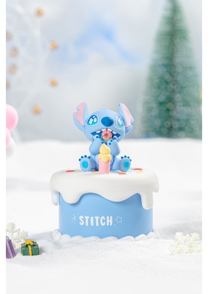 Disney Lilo&stitch Lisanslı Parti Serisi Pasta Figürlü Gece Lambası