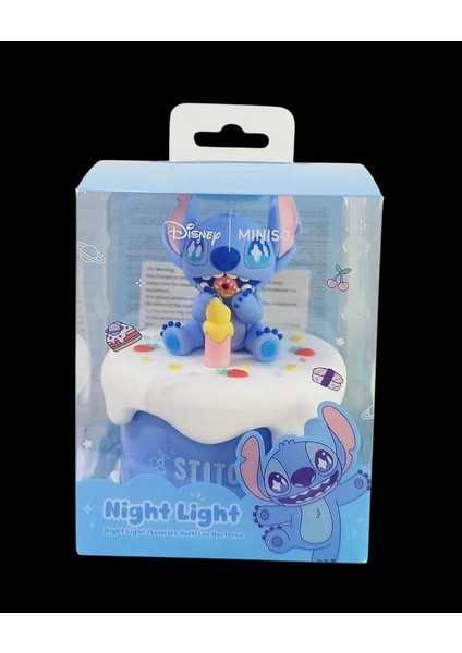 Disney Lilo&stitch Lisanslı Parti Serisi Pasta Figürlü Gece Lambası modelleri