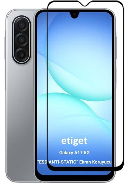 Samsung Galaxy A17 5g ”esd Antı-Statıc” Cam Ekran Koruyucu 6d Glass