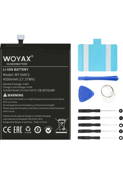 By Deji Samsung Galaxy S20 Fe / A52 / A52S Mucize Batarya